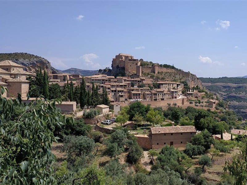 Paysage en Espagne observé lors d'une colo de vacances dédiée à la découverte des Pyrénées