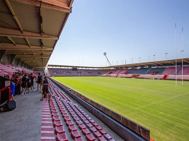 Stade Toulousain visité en colonie de vacances rugby