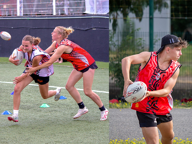 ados en colonie de vacances rugby en France été