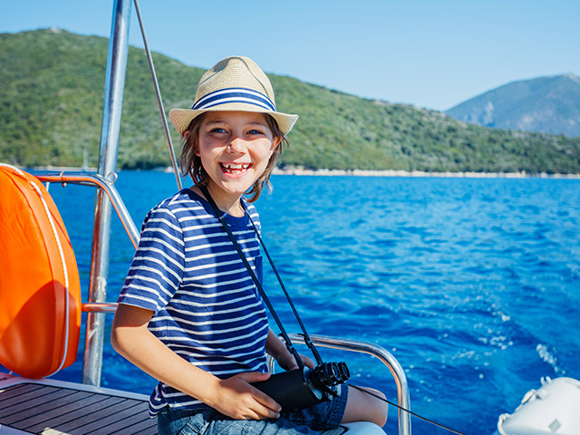 balade en bateau excursion colo de vacances jeunes