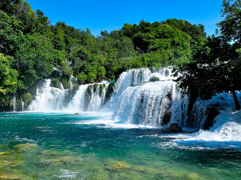 cascades krka parc national croatie été pour ados