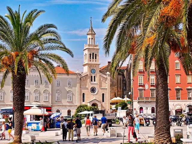 Split croatie colonie de vacances place centrale