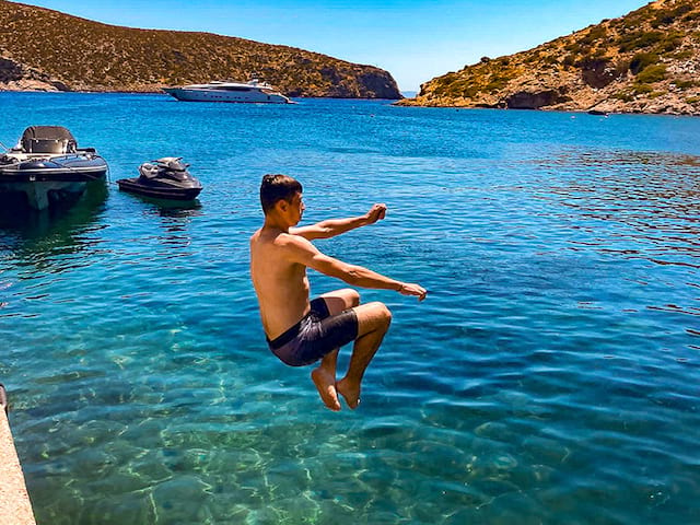 baignade grèce été colonie de vacances