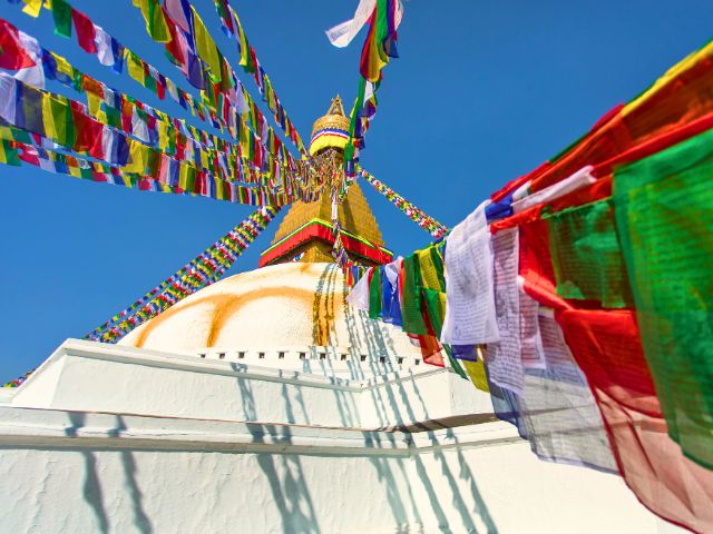 Temple au Nepal que les jeunes ont visité cet été