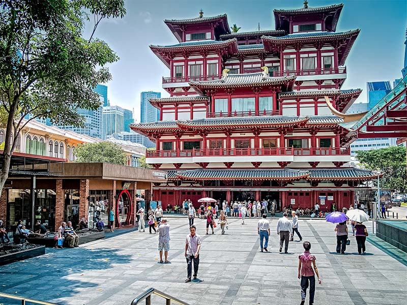 temple de la dent de buddha singapour été colonie de vacances