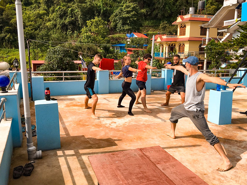Moment de jeu au Népal en colonie de vacances cet été au Népal pour les 15-17 ans