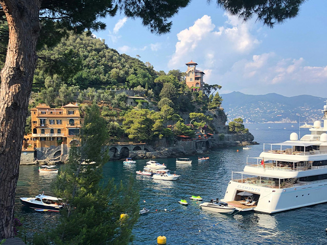 Portofino paysage bord de méditerranée colonie de vacances