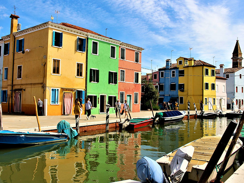 Ile Murano en Italie à Venise cet été