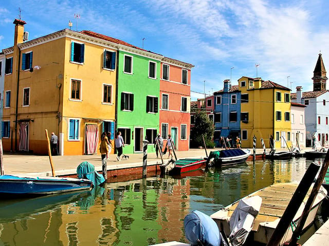 Ile Murano en Italie à Venise cet été