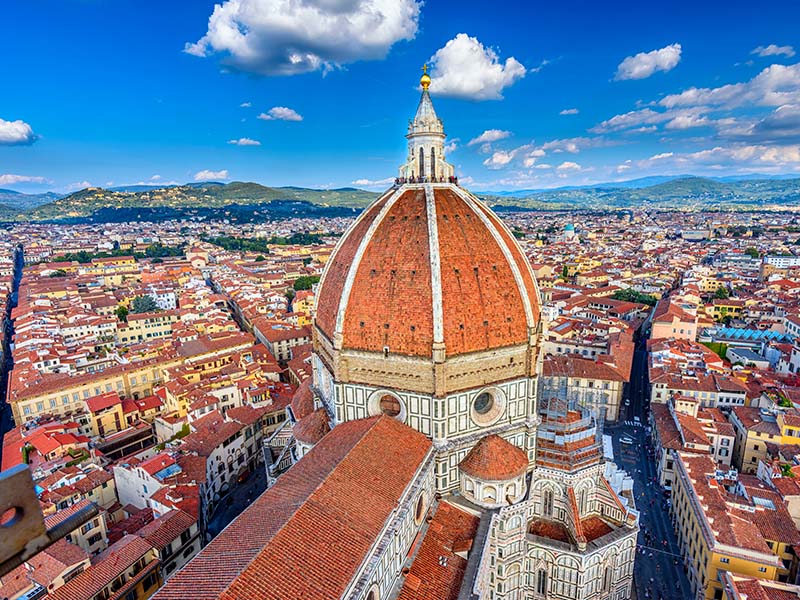 Duomo à Florence en Italie en voyage pour ados