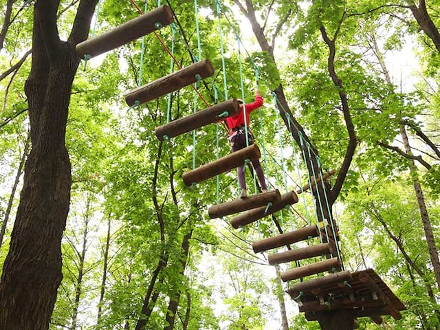 accrobranche colonie de vacances été montagne