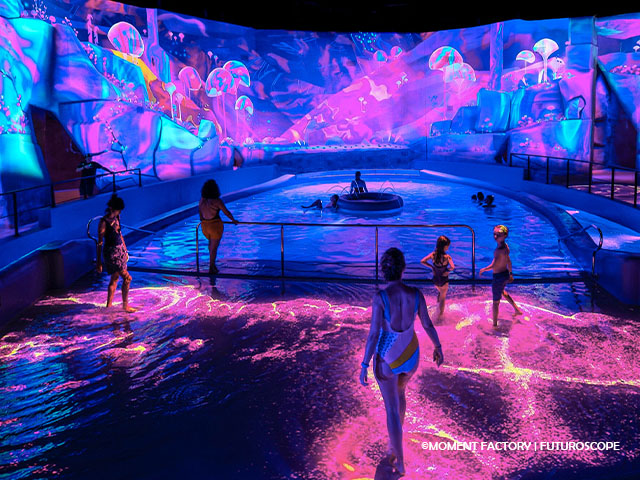 visite de l'aquascope de poitiers parc aquatique avec toboggans 
