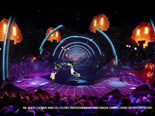 spectacle au futuroscope en colo 6-12 ans cet été