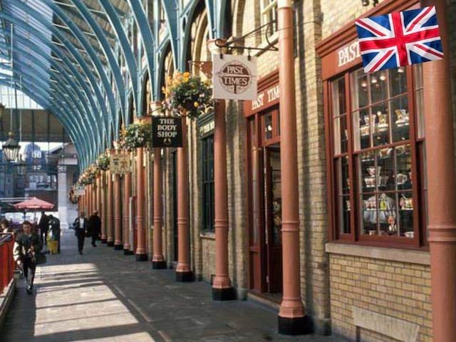 Le marché couvert de Londres en Angleterre