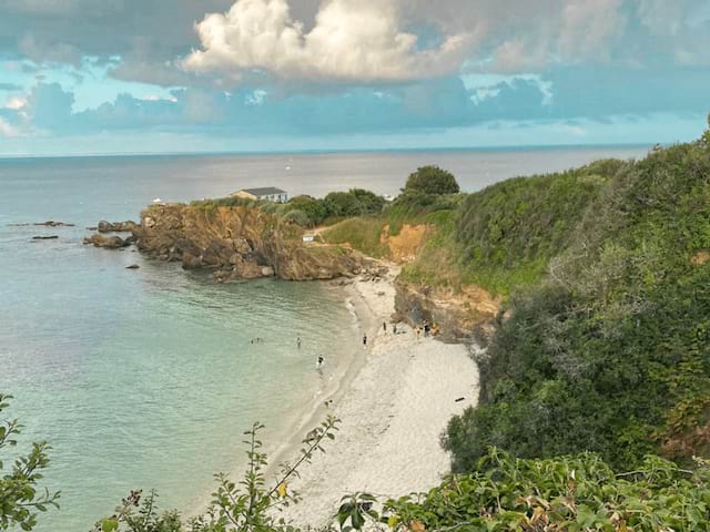 Joli paysage de Normandie observé par les jeunes en colo de vacances cet été