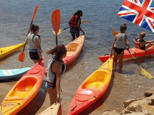 Activité canoë en colo de vacances Spéciale Anglais en Normandie cet été