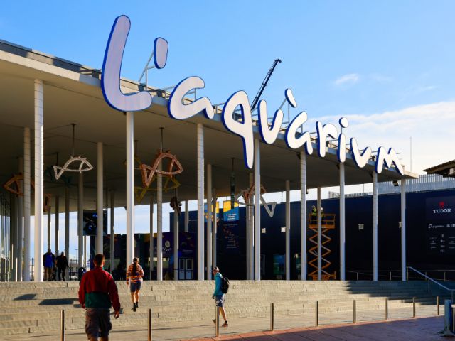 Aquarium de Barcelone en colo de vacances 