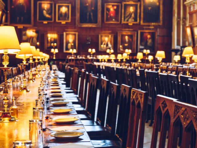 Christ Church College à Oxford qui a inspiré le réfectoire de la saga Harry Potter