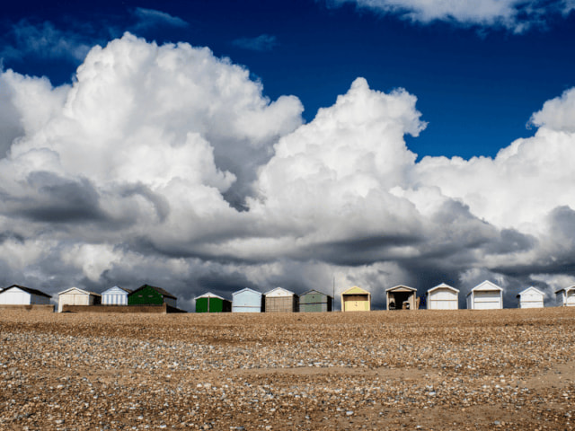 Plage de Brighton en colo de vacances So British de cet été