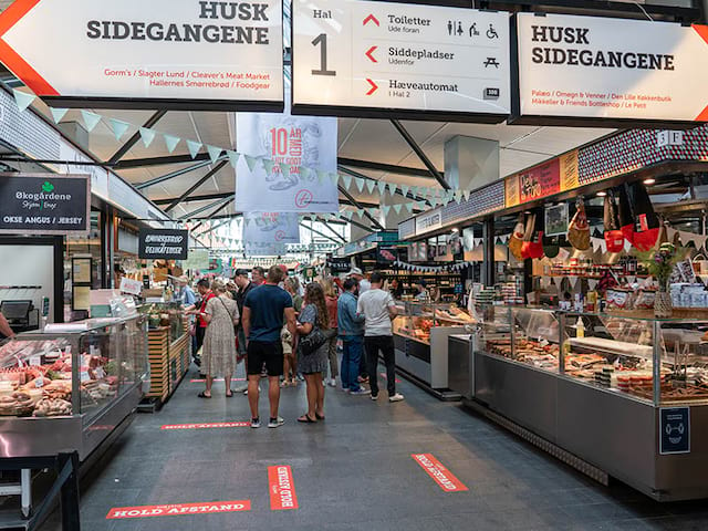 marché couvert tovehallerne copenhague colonie de vacances été