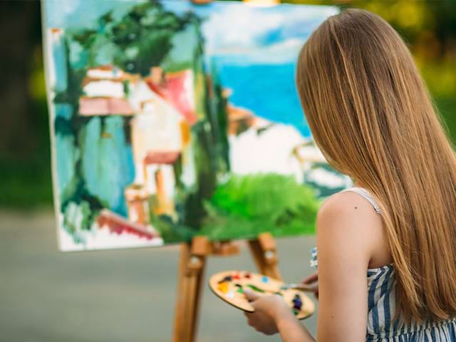 Atelier peinture angleterre voyage été ados