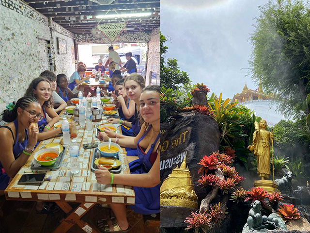 repas thailandais groupe colonie de vacances été