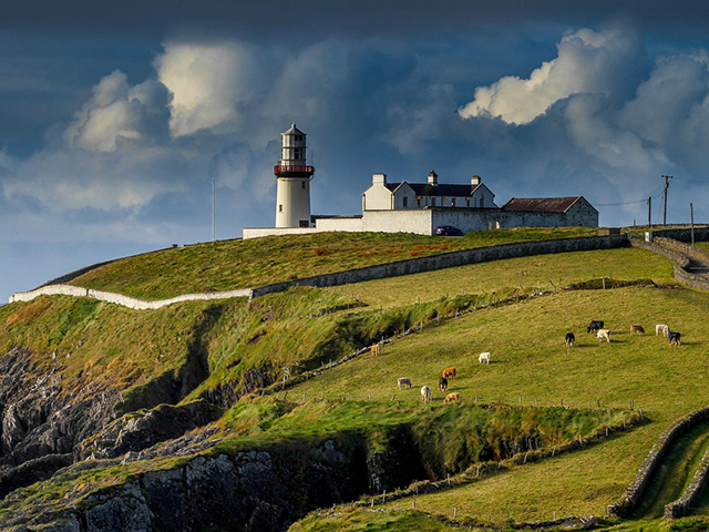 Phare irlande paysage été sejour pour ados