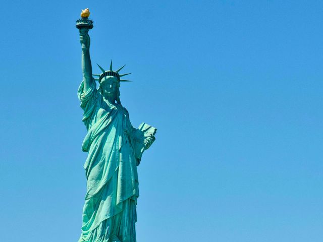 Statue de la liberté cet été en colo de vacances