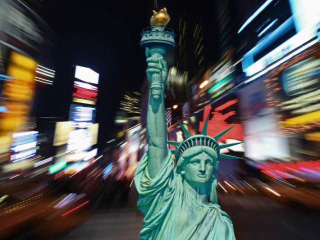 Statue de la liberté en colo de vacances à New York 