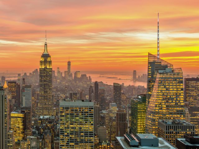 Vue panoramique depuis la Manhattan tower 