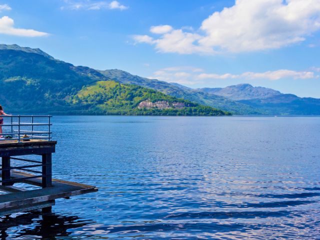 Paysage en pleine nature en Ecosse cet été