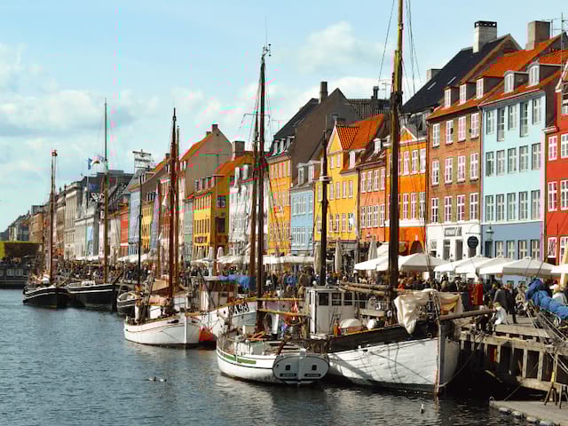 Paysage à Copenhague au Danemark où les jeunes ont été lors de la première étape de leur colo cet été 
