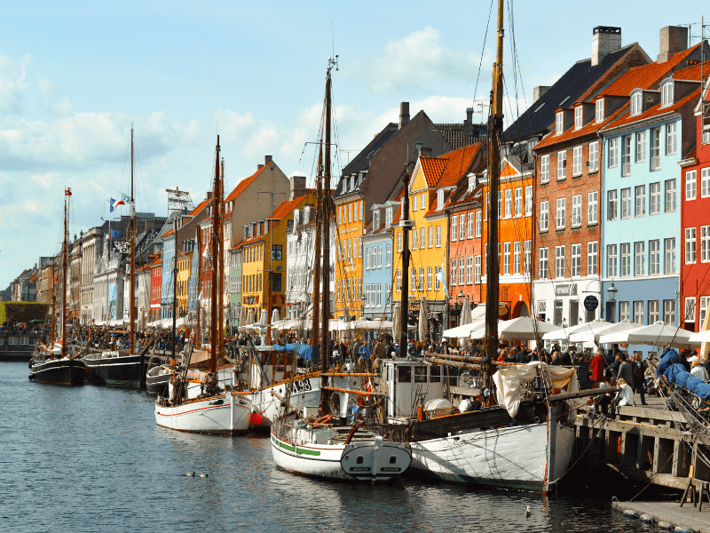 Paysage à Copenhague au Danemark où les jeunes ont été lors de la première étape de leur colo cet été 