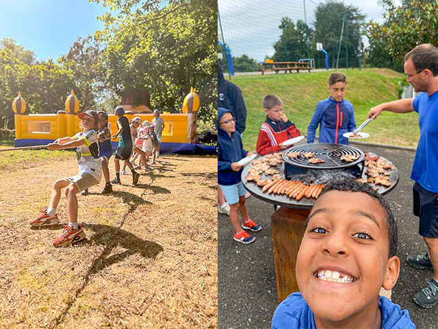 enfants grands jeux et veillées colonie de vacances été