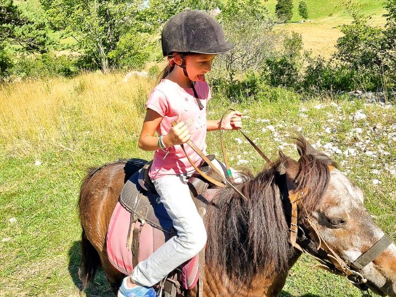 Session Equitation en colo de vacances Poney dans le Vercors pour les 6-11 ans