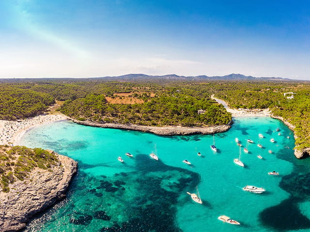 Paysage de Majorque en colonie de vacances baleares ete