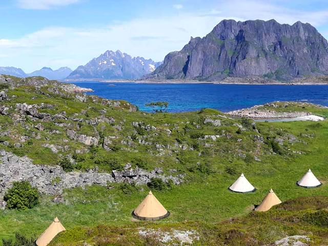 Paysage iles Lofoten été colos ados