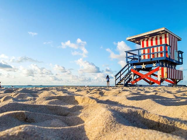 plage floride colonie de vacances etats unis été