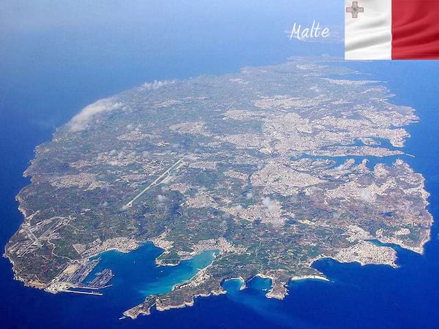 Malte vue du ciel 