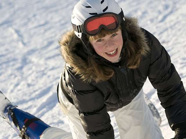 Enfant de 11 ans en colonie de vacances à la neige Djuringa Juniors