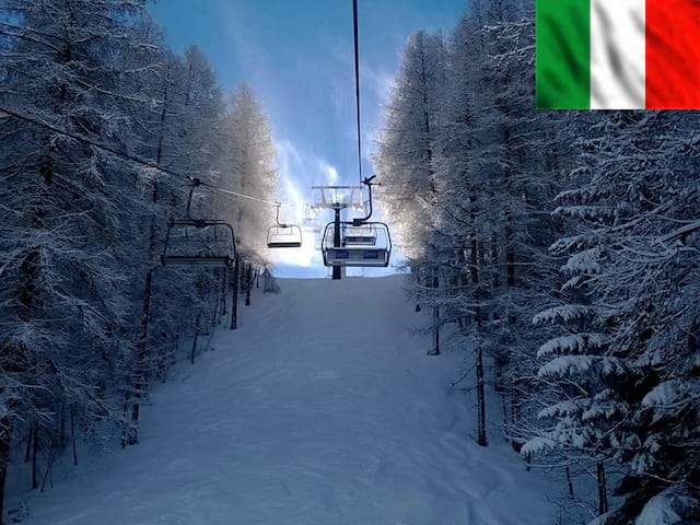 Remontées mécaniques des pistes de Bardonecchia