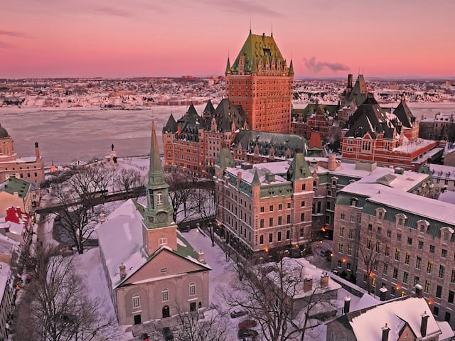 Vue sur Quebec au Canada