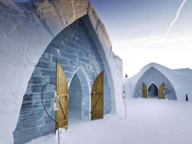 Hôtel de glace parc Jacques Quartier