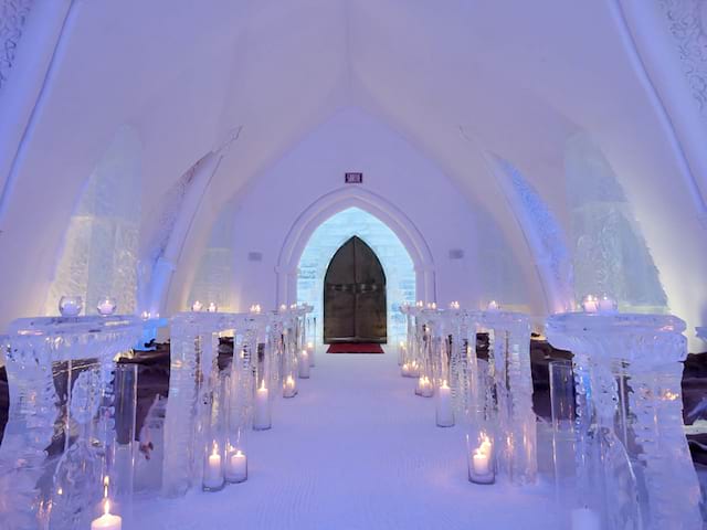 Hotel de glace au Canada