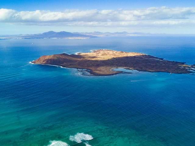 Vue sur les canaries an colonie de vacances 