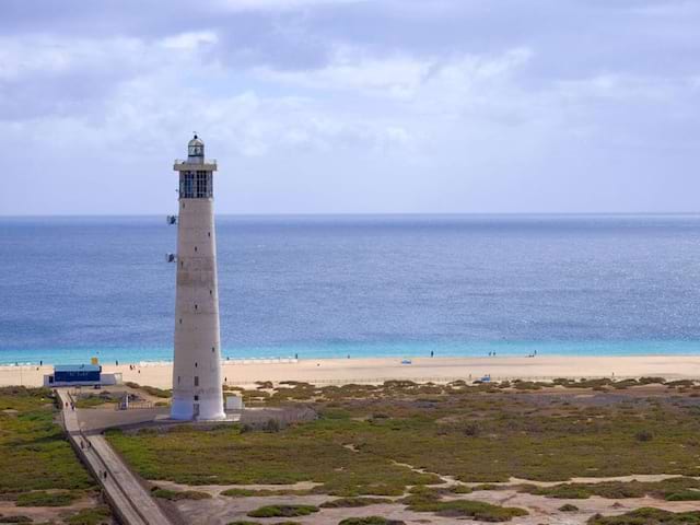 Phare de Jandia Playa en Espagne à Fuerte Ventura 