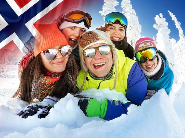 ski norvege colonie de vacances février