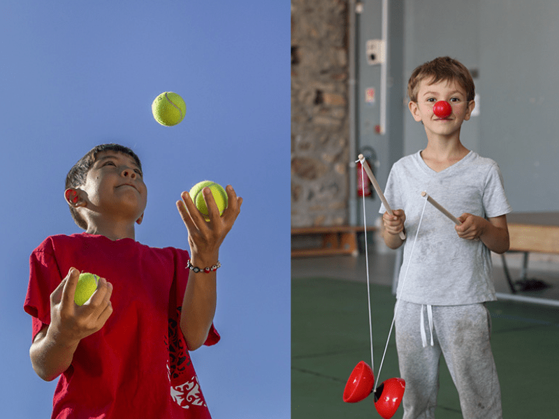 Colonie de vacances artistique Cirque pour les 6-10 ans cet hiver à Retournac