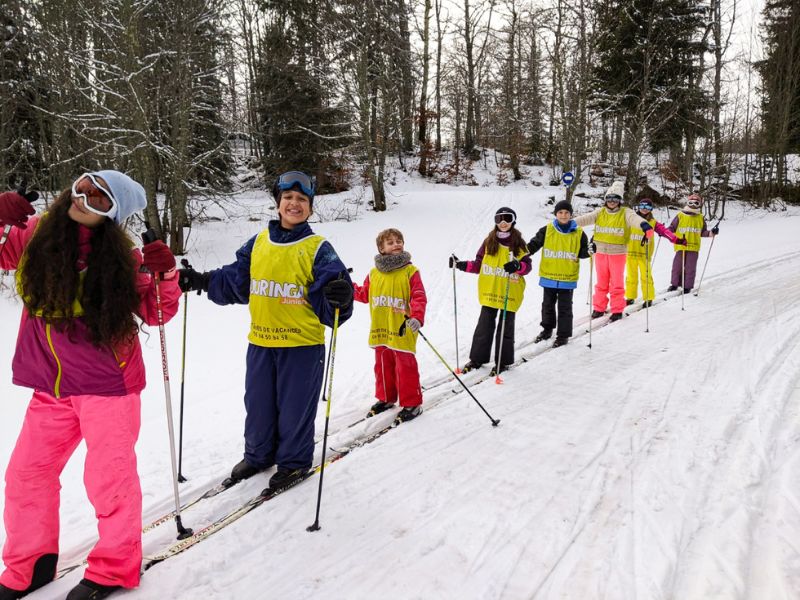 Activité ski de fond en colo de vacances cet hiver à Vassieux