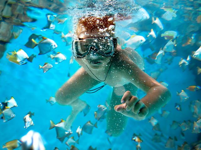 snorkeling colonie de vacances Ténérife ados